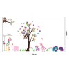 A Colorful Tree and  Animals Wall Decal